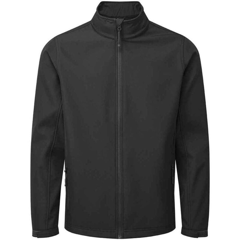 Premier Mens Windchecker Recycled Soft Shell Jacket / Black